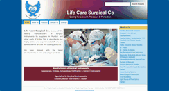 Desktop Screenshot of lifecaresurgical.com